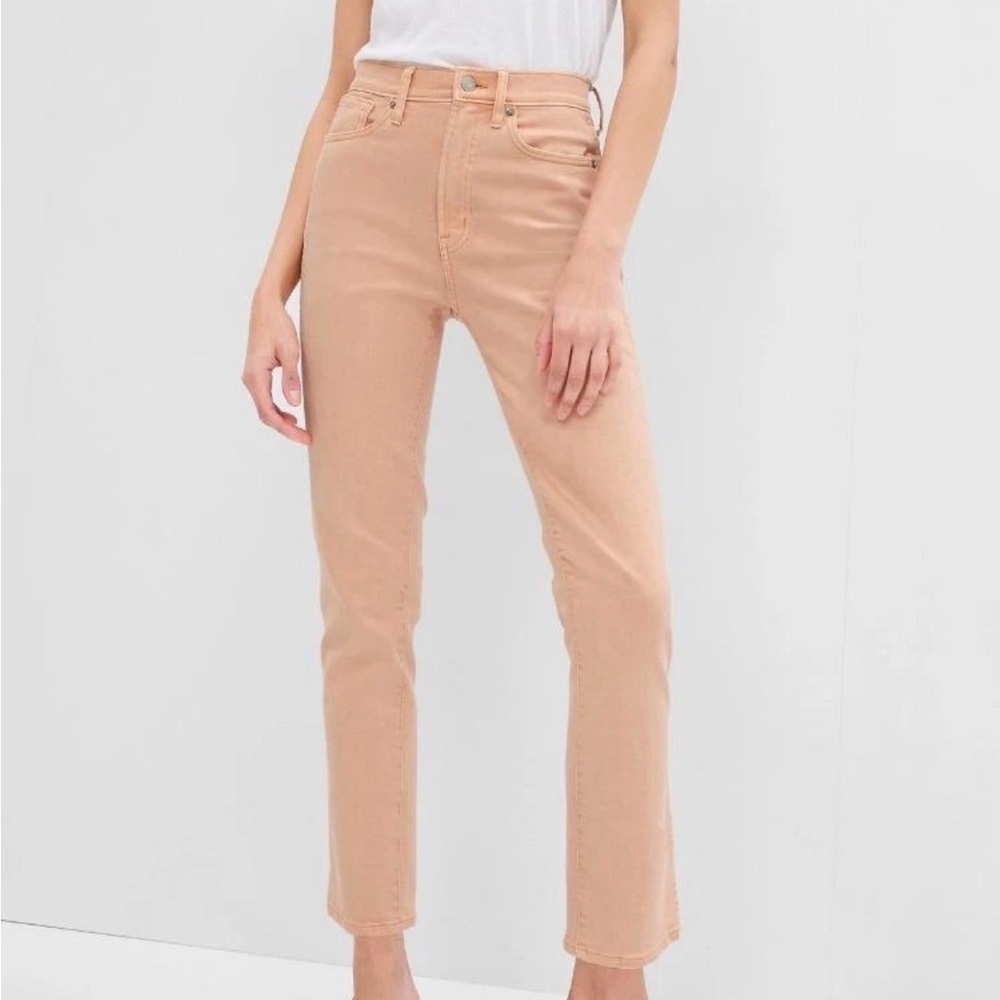 GAP Women's High Rise Vintage Slim Jeans, Size 6/28R, 99% Cotton